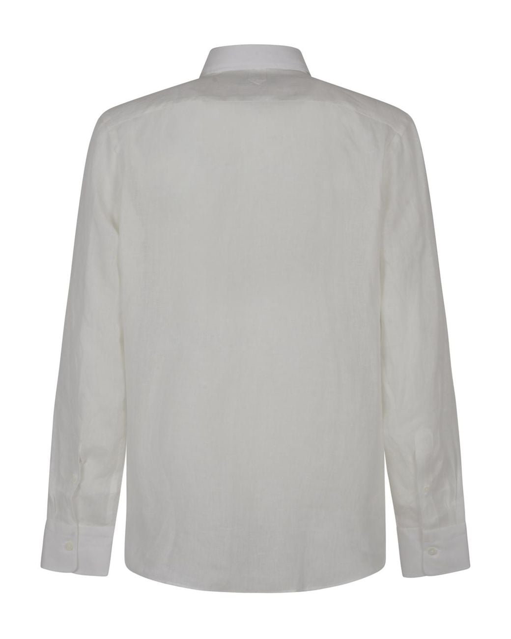 Canali Gray Classic Long-Sleeve Shirt for men