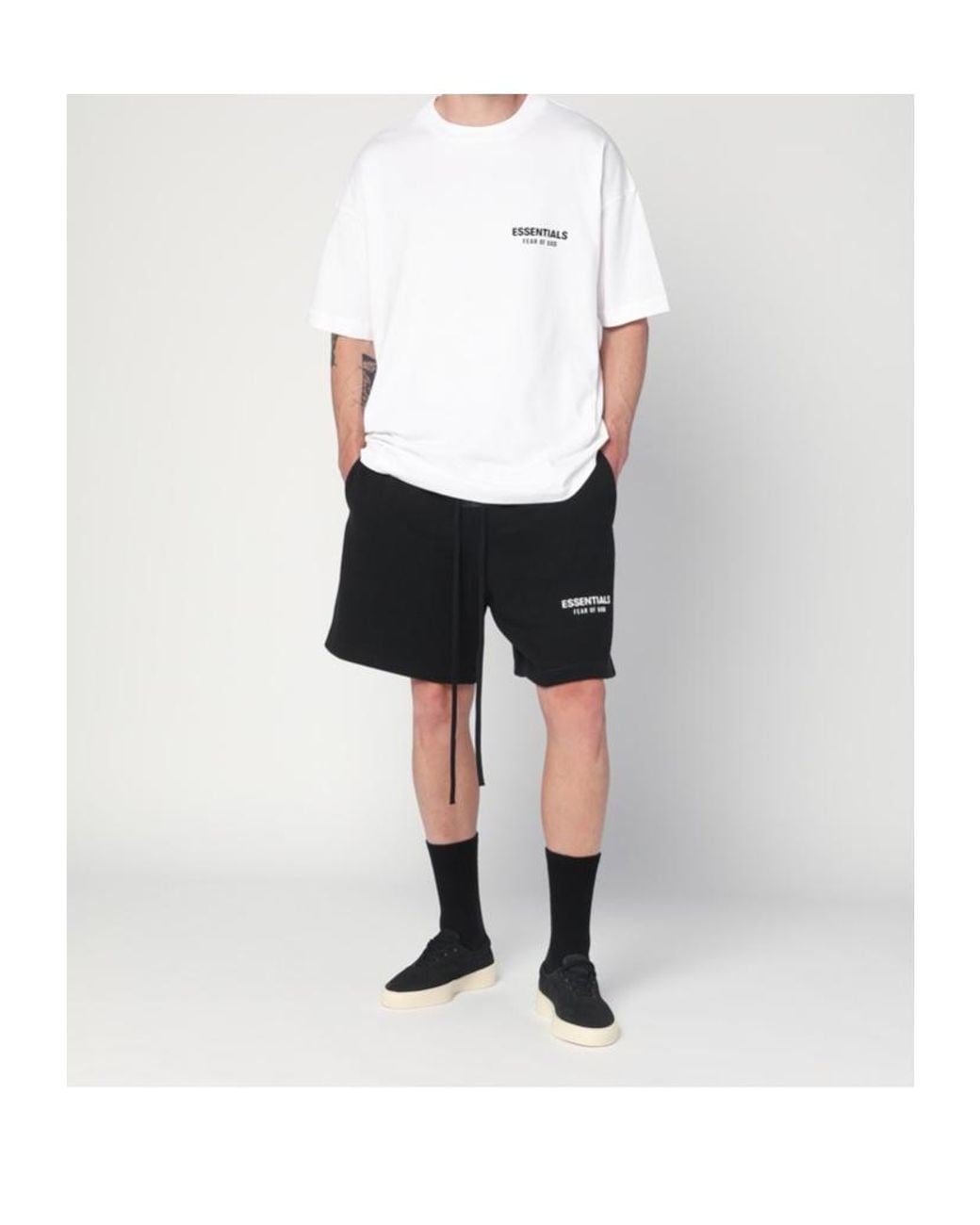 Fear Of God White Classic Short-Sleeved T-Shirt for men