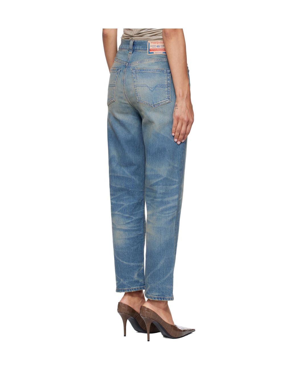 DIESEL Blue 1981 D-Went Straight-Leg Jeans