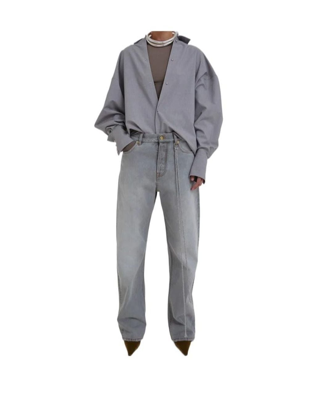 DARKPARK Gray Carla Oversize Shirt