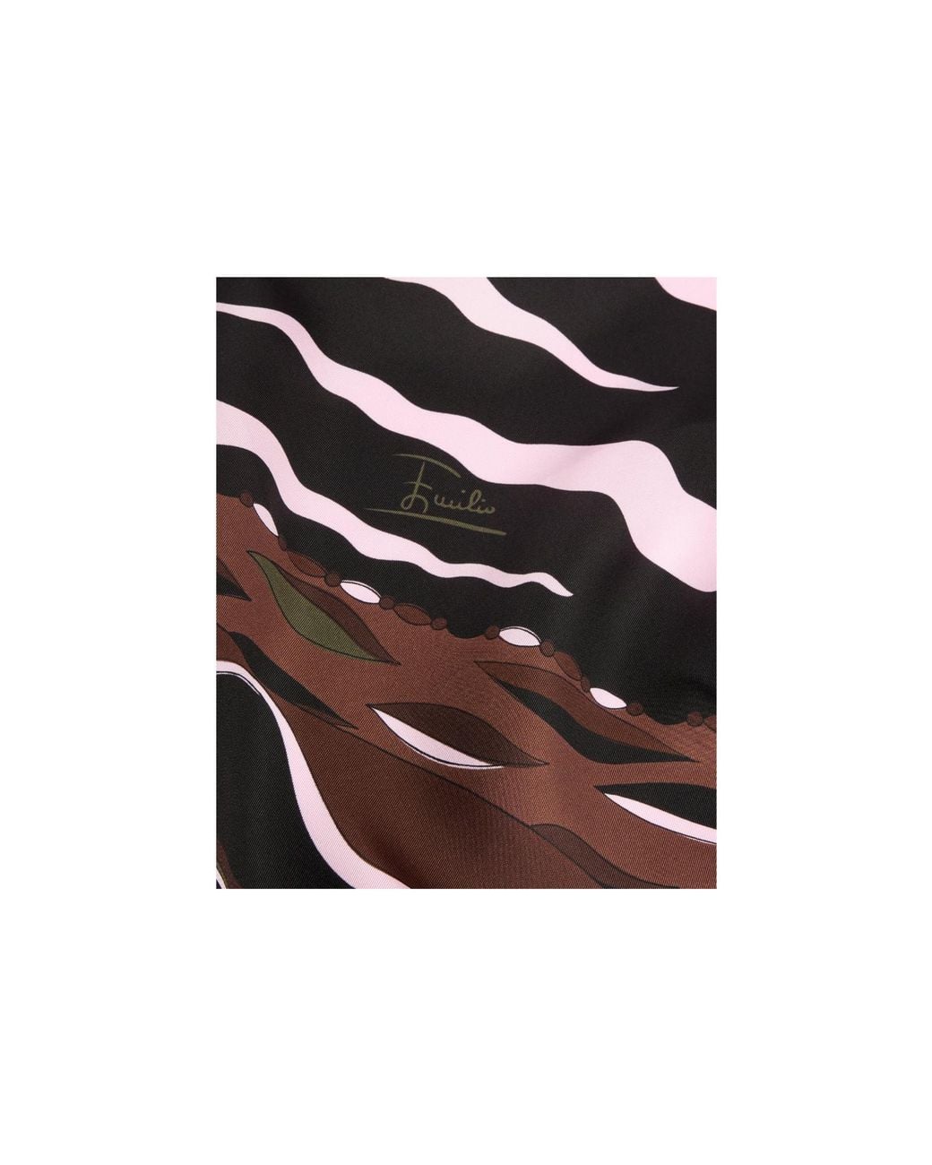 Emilio Pucci Multicolor Pucci Mixed Print Scarf