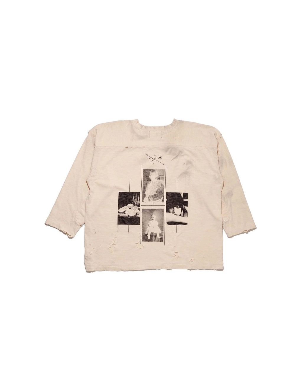 Enfants Riches Deprimes Natural Distressed Graphic-Print T-Shirt for men