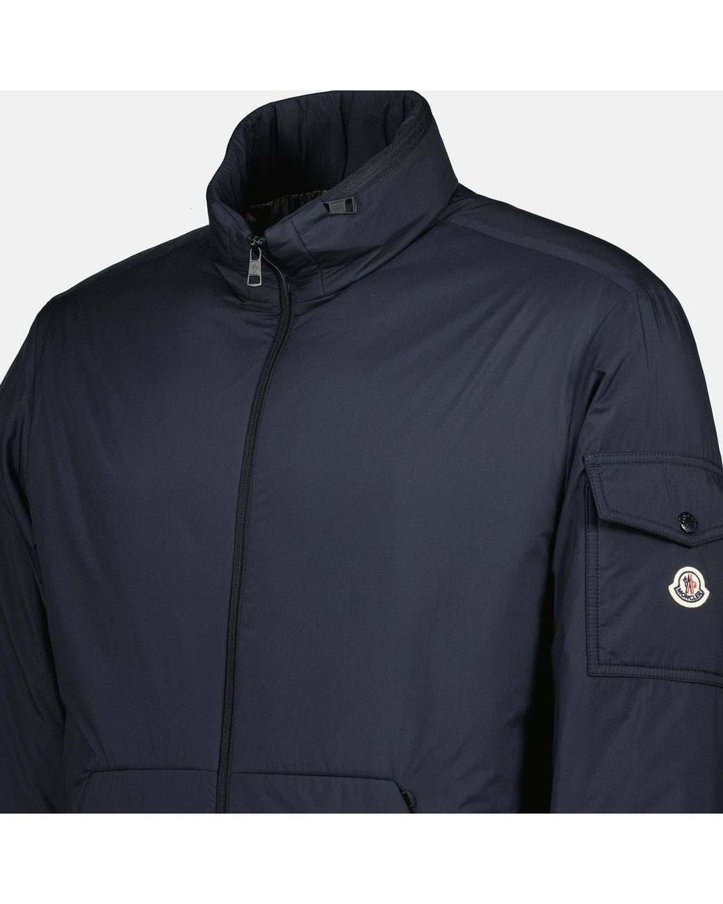 Moncler Blue Breezes Zip-Up Jacket for men