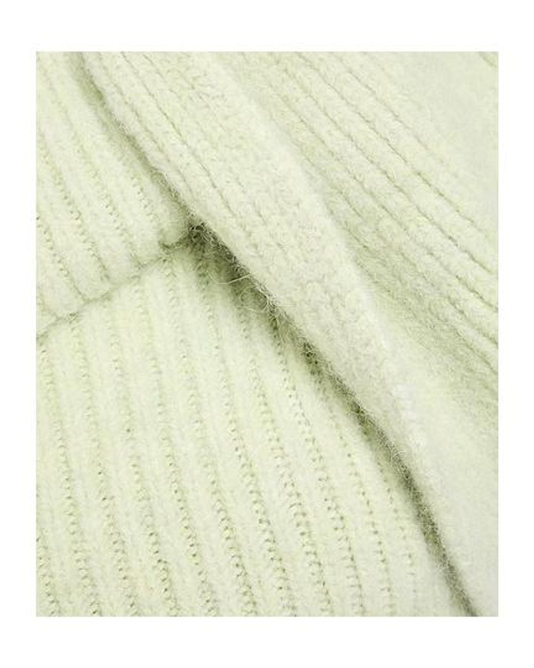 Rick Owens Green Solid Sleeveless Knit Top