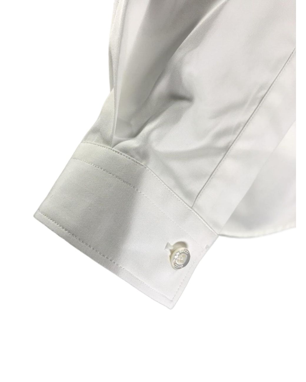 Gucci White Long-Sleeved Shirt for men