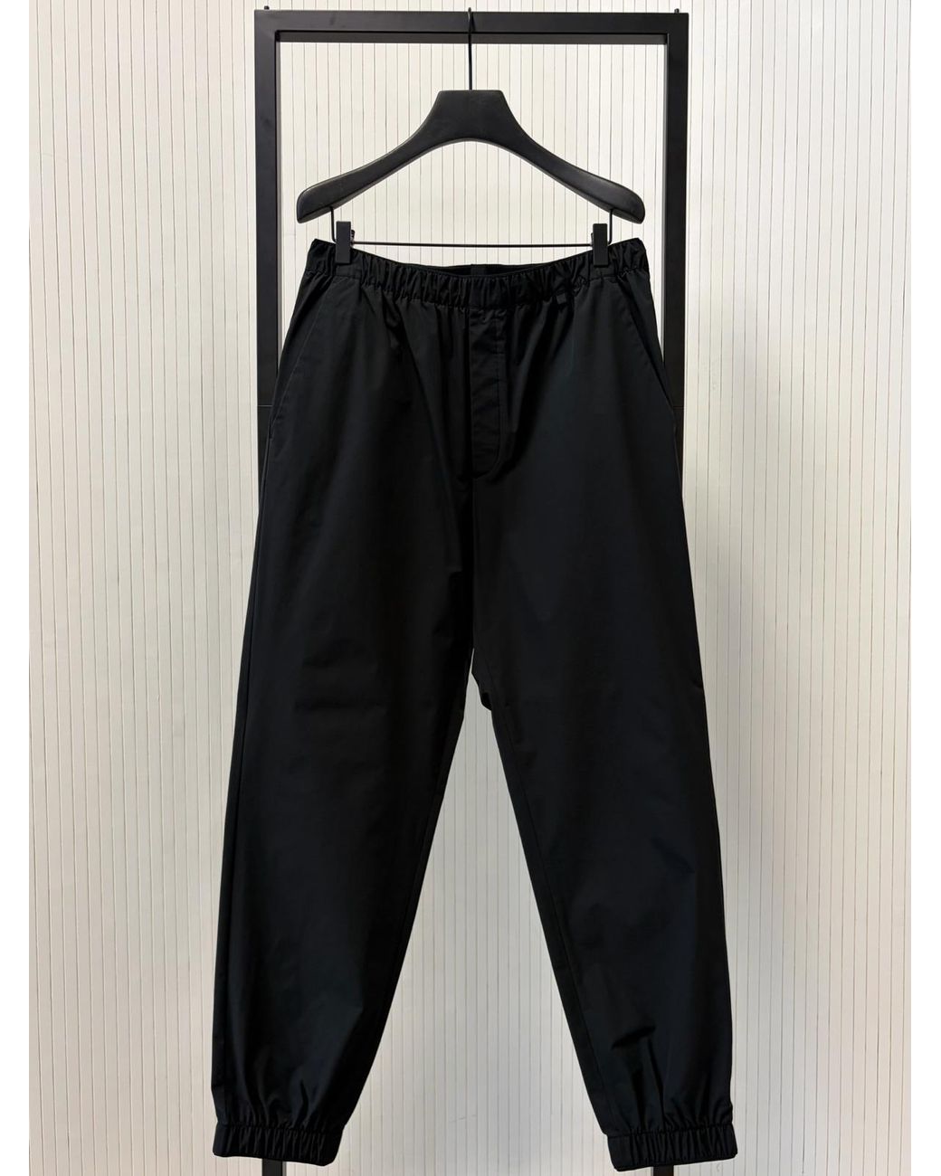 Moncler Black Ripstop Elastic-Waist Track Pants for men