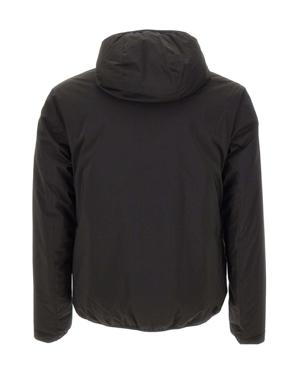 Colmar Black Long-Sleeve Hooded Padded Jacket for men