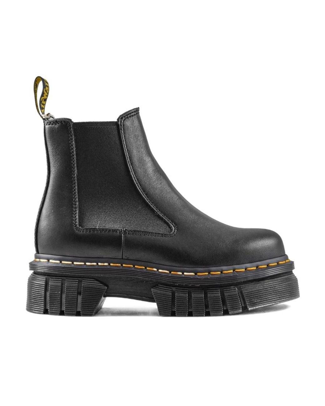 Dr. Martens Black Round Toe Chelsea Boots
