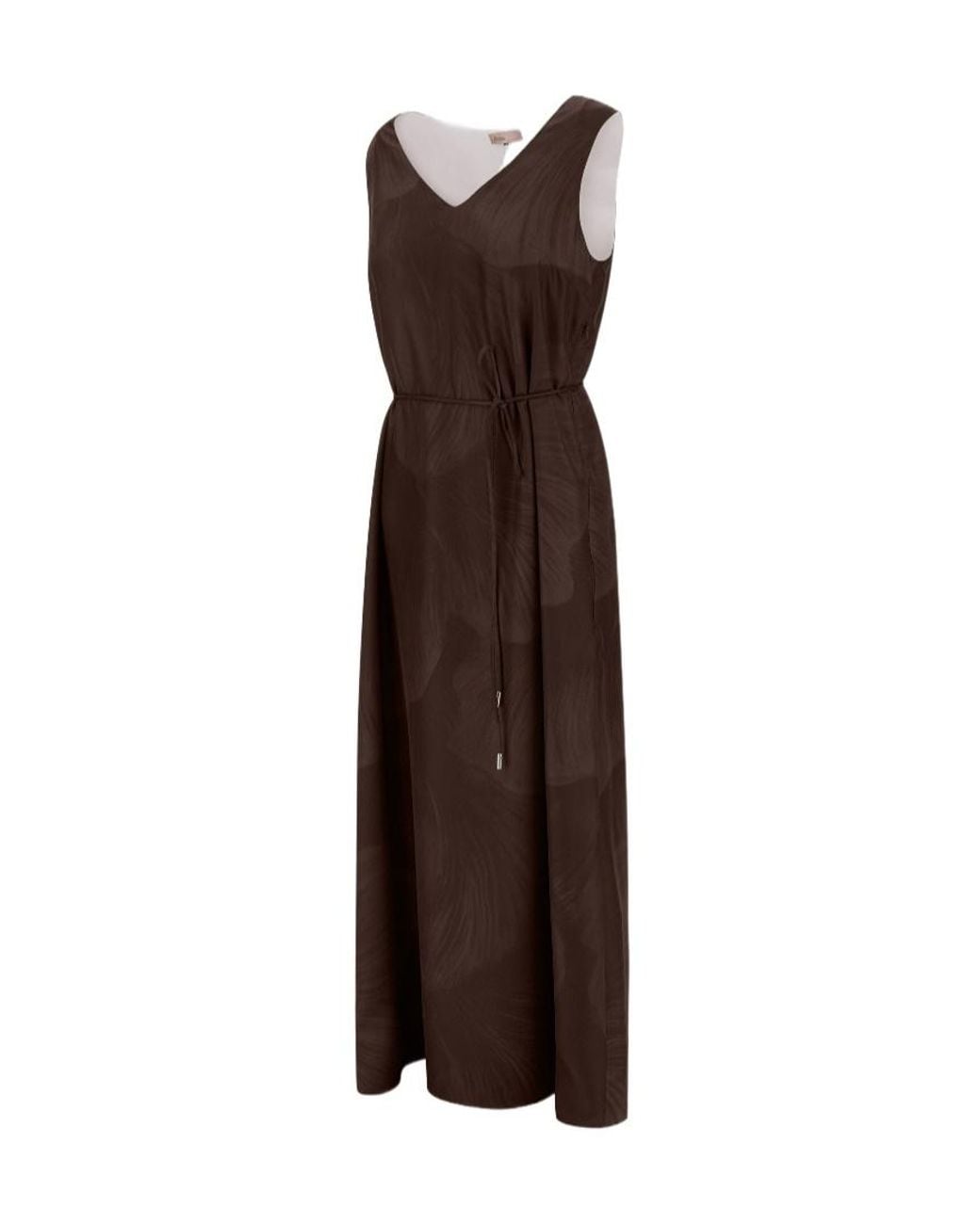 Herno Brown Resort Dress