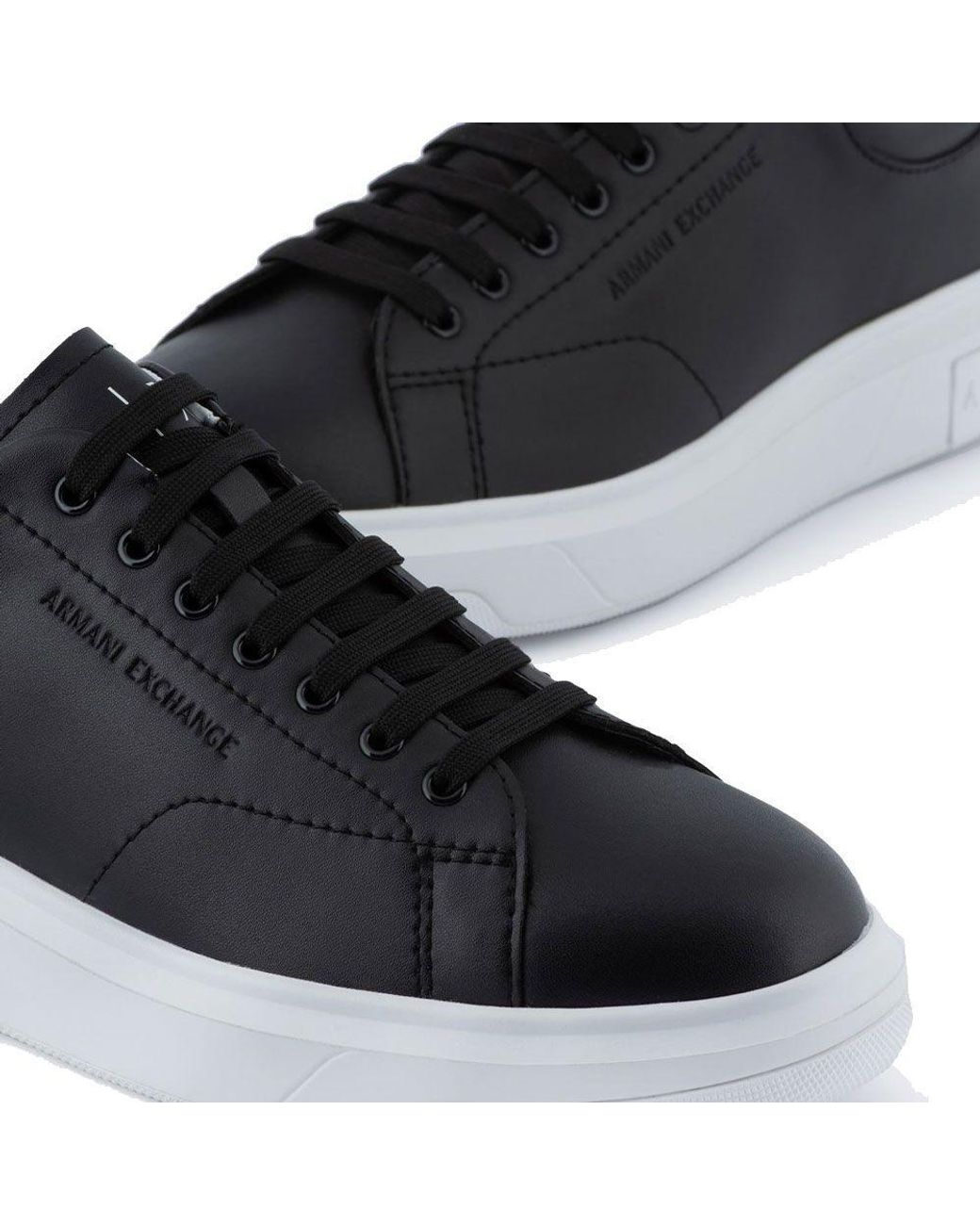 ARMANI EXCHANGE Black Technical Sneakers for men