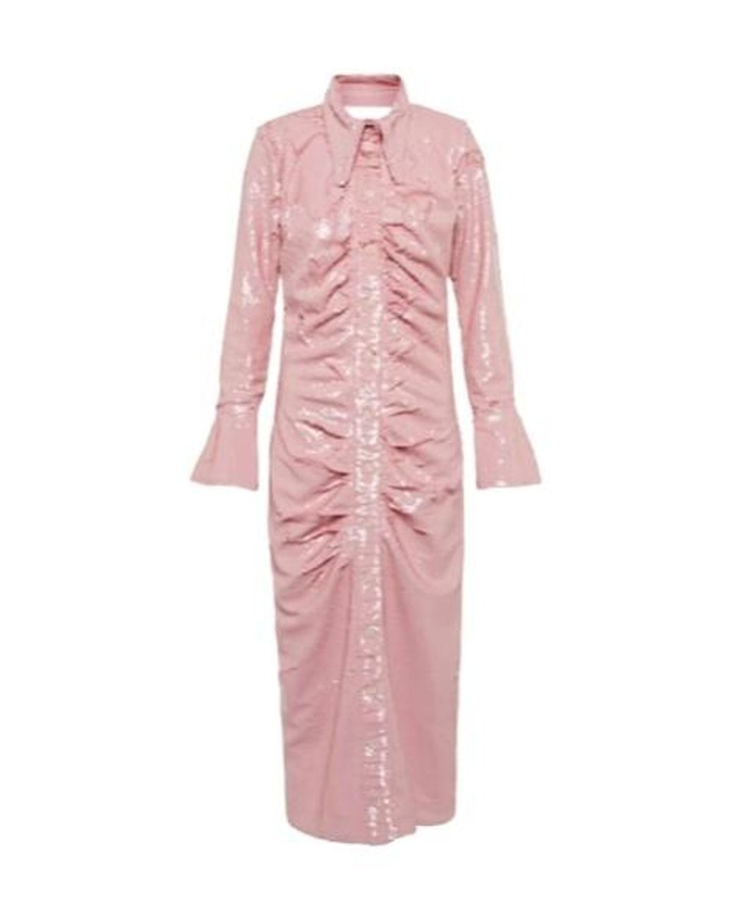 Ganni Pink Sequin Dress