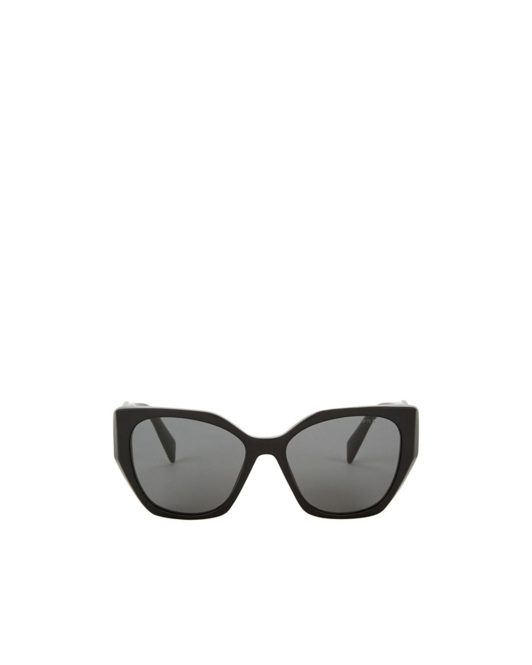 Prada Gray Thick-Frame Cat's Eye Sunglasses