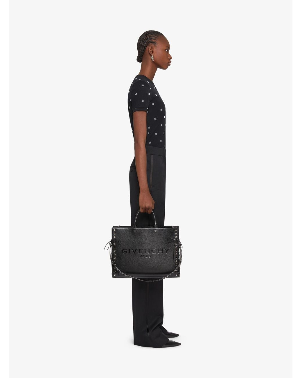 Givenchy Black Double Layered Slim Fit T-Shirt
