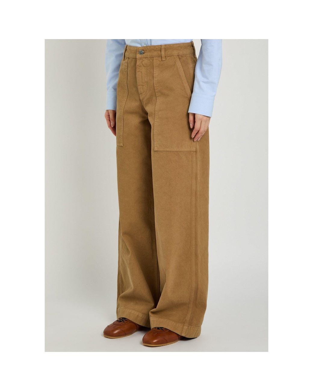 Moncler Natural Casual Cargo Pants