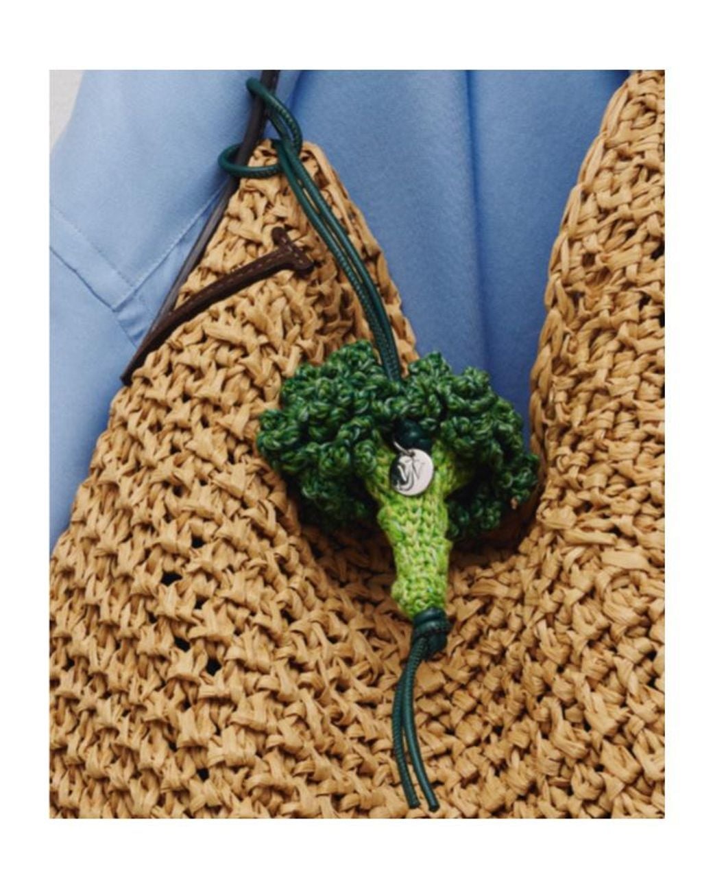 J.W. Anderson Green Jw Anderson Crochet Broccoli Charm for men