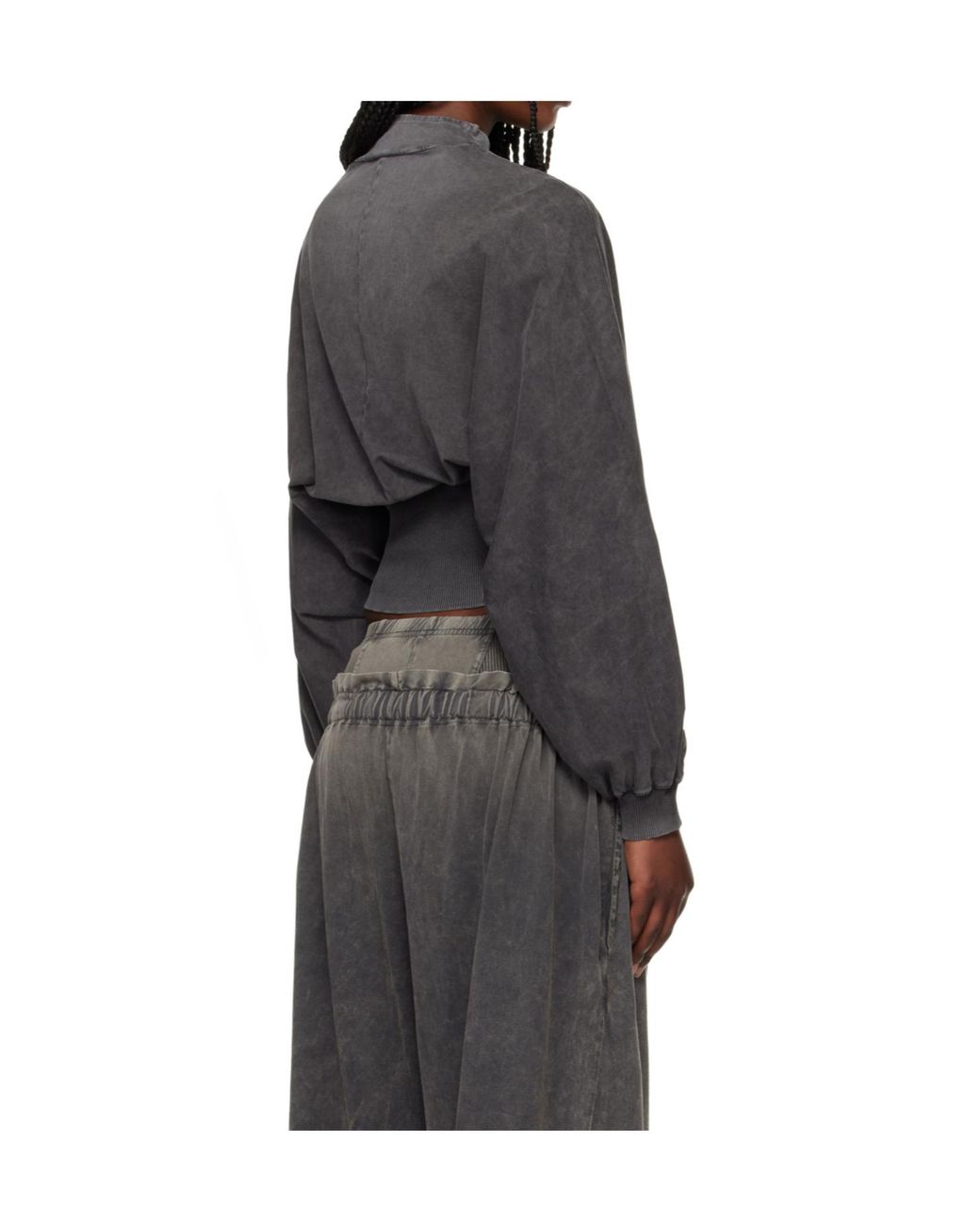 KNWLS Black Haze Zip-Up Sweatshirt