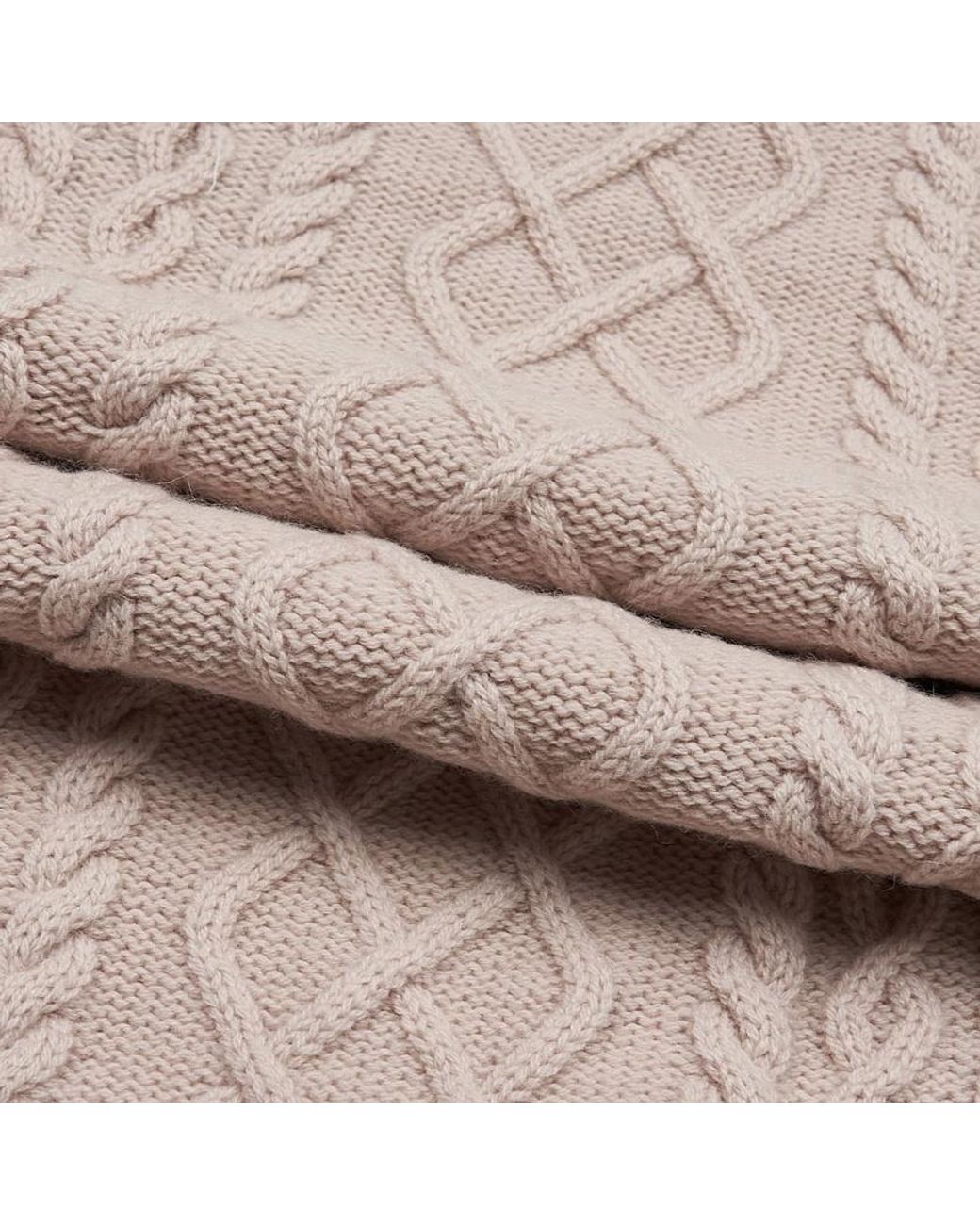 Max Mara Pink High-Necked Long-Sleeved Sweater