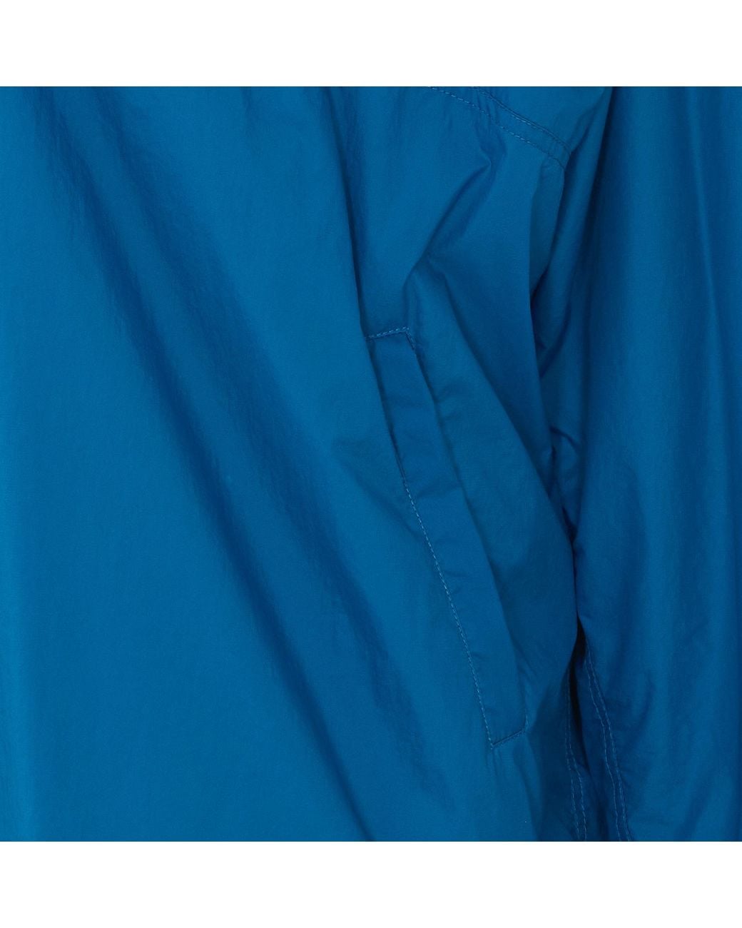 Loewe Blue Anorak Jacket With Mini Logo And Technical Shell for men