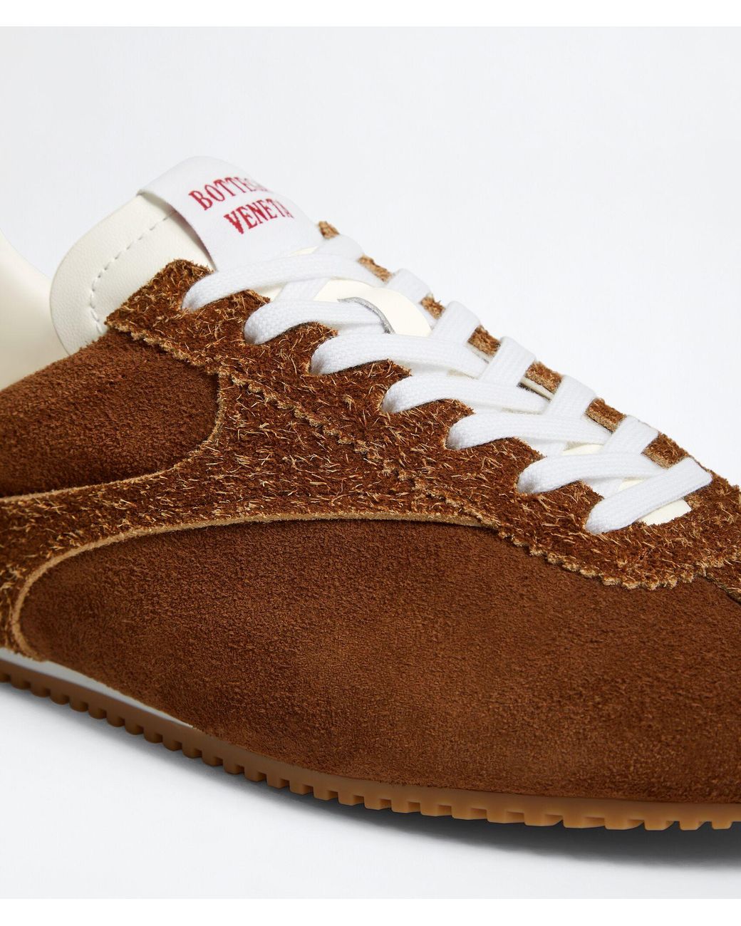 Bottega Veneta Brown Suede Shot Sneakers for men