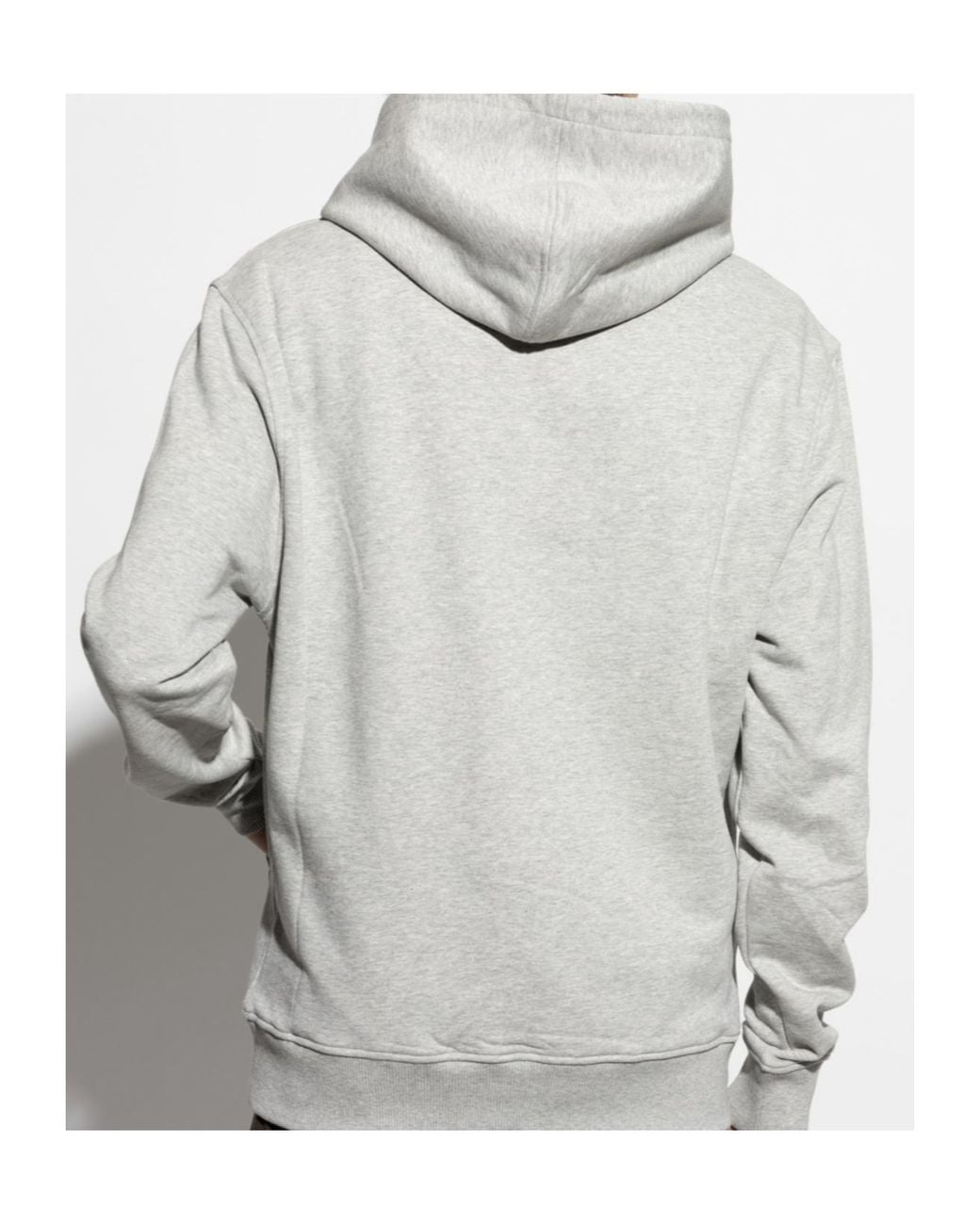 AMI Gray Ami De Coeur Drawstring Hoodie