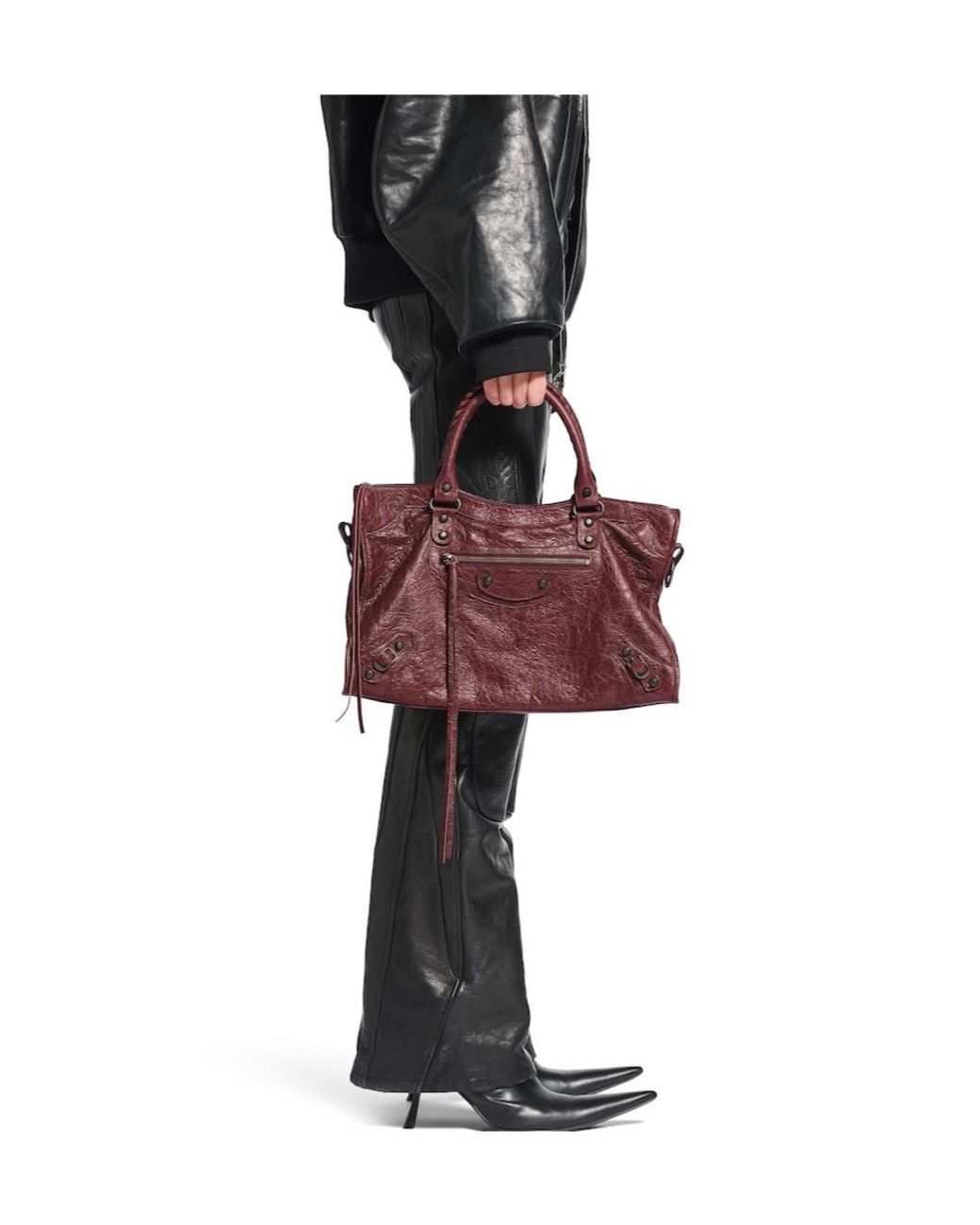 Balenciaga Purple Le City Bag Medium