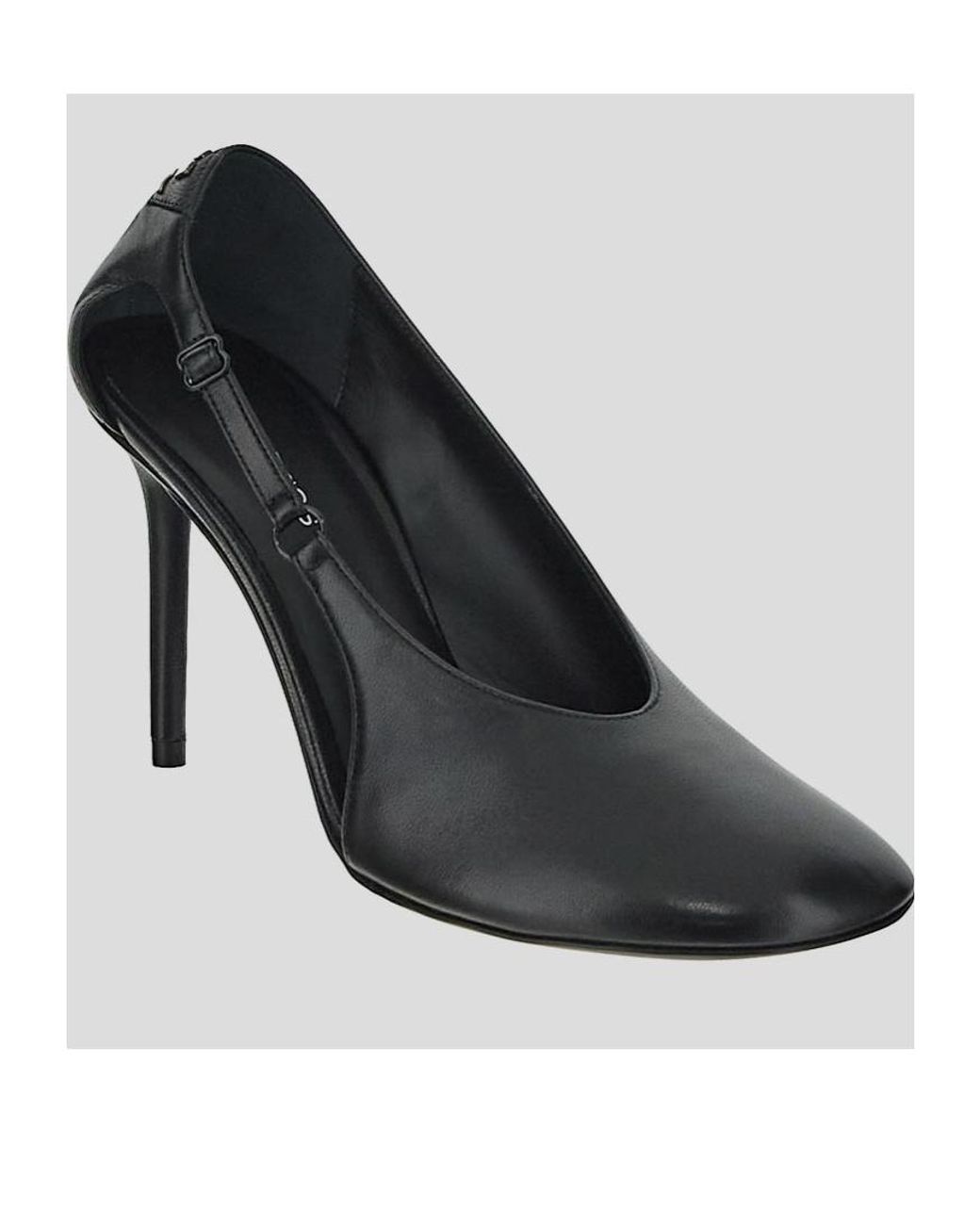 Courreges Black Courrèges Oblique Stilettos