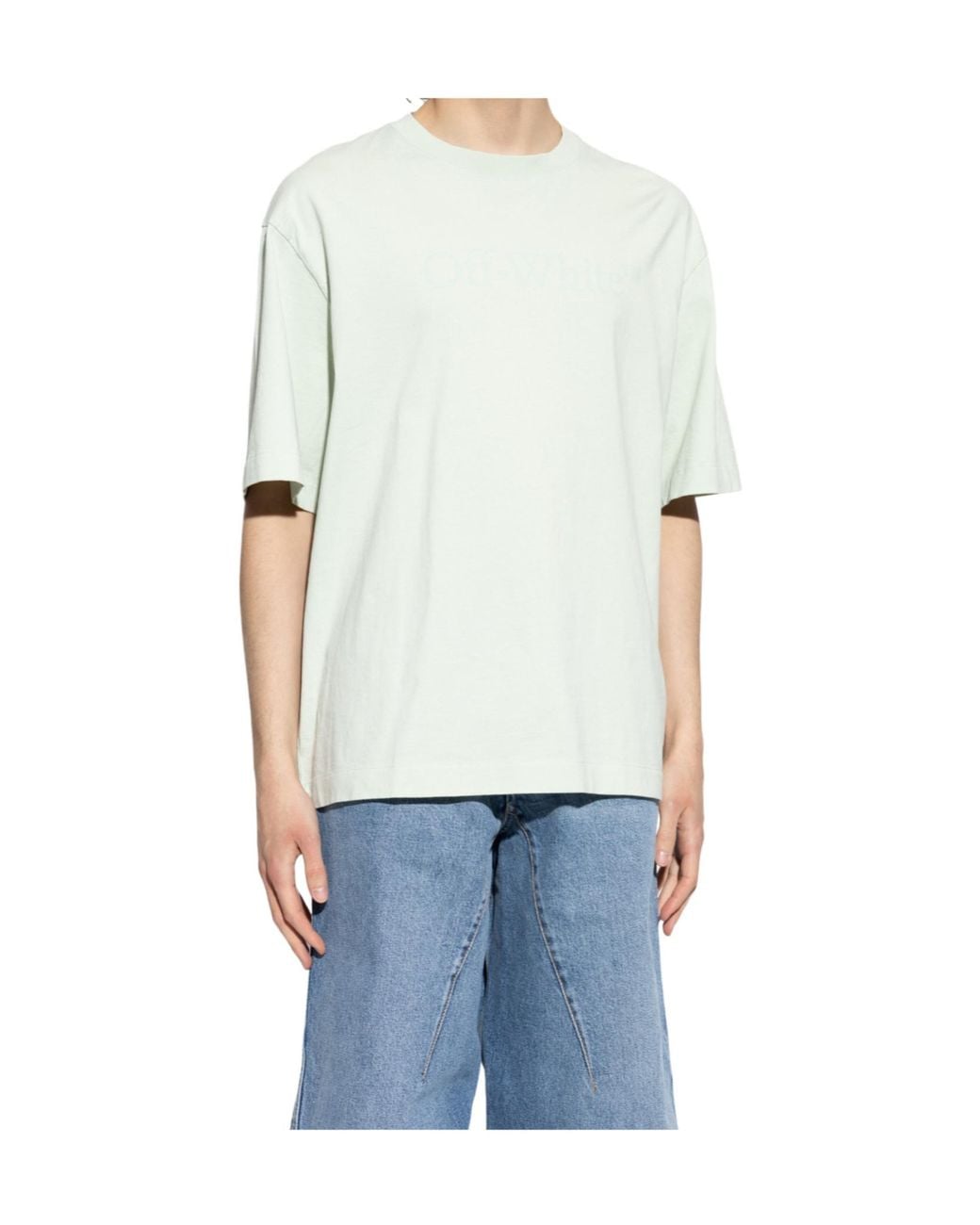 Off-White c/o Virgil Abloh White Crewneck Short-Sleeved T-Shirt for men