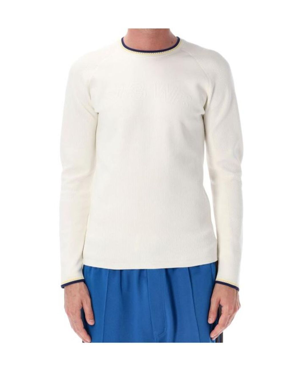 Adidas White Y-3 X Wales Bonner Knit Base Top for men
