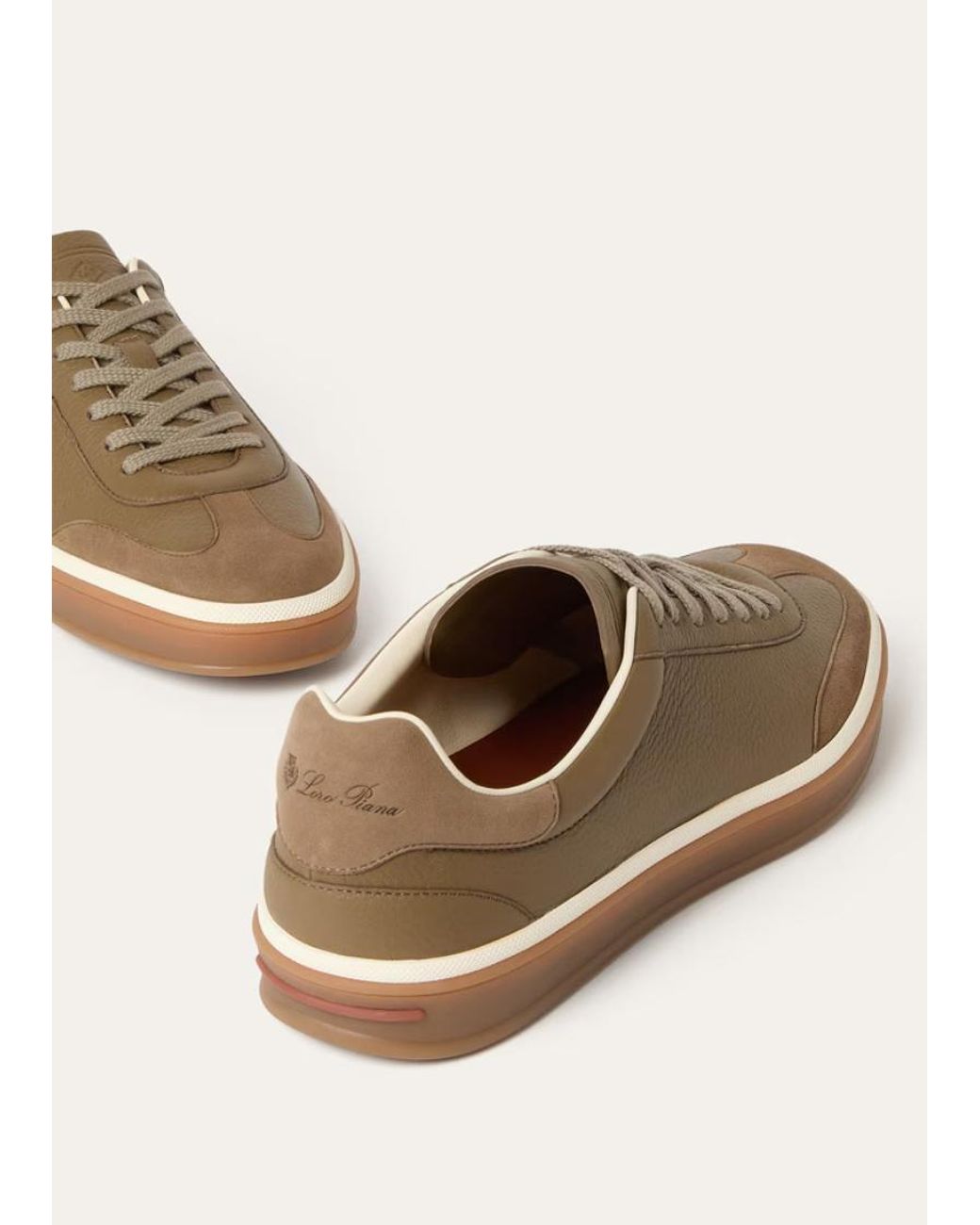 Loro Piana Brown Tennis Walk Sneaker for men