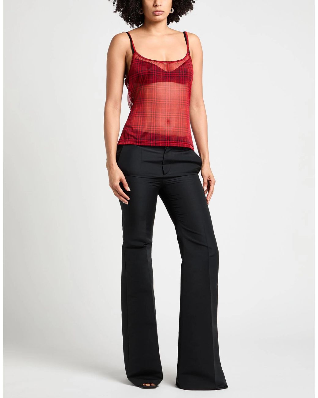 Burberry Pink Top Polyamide, Elastane