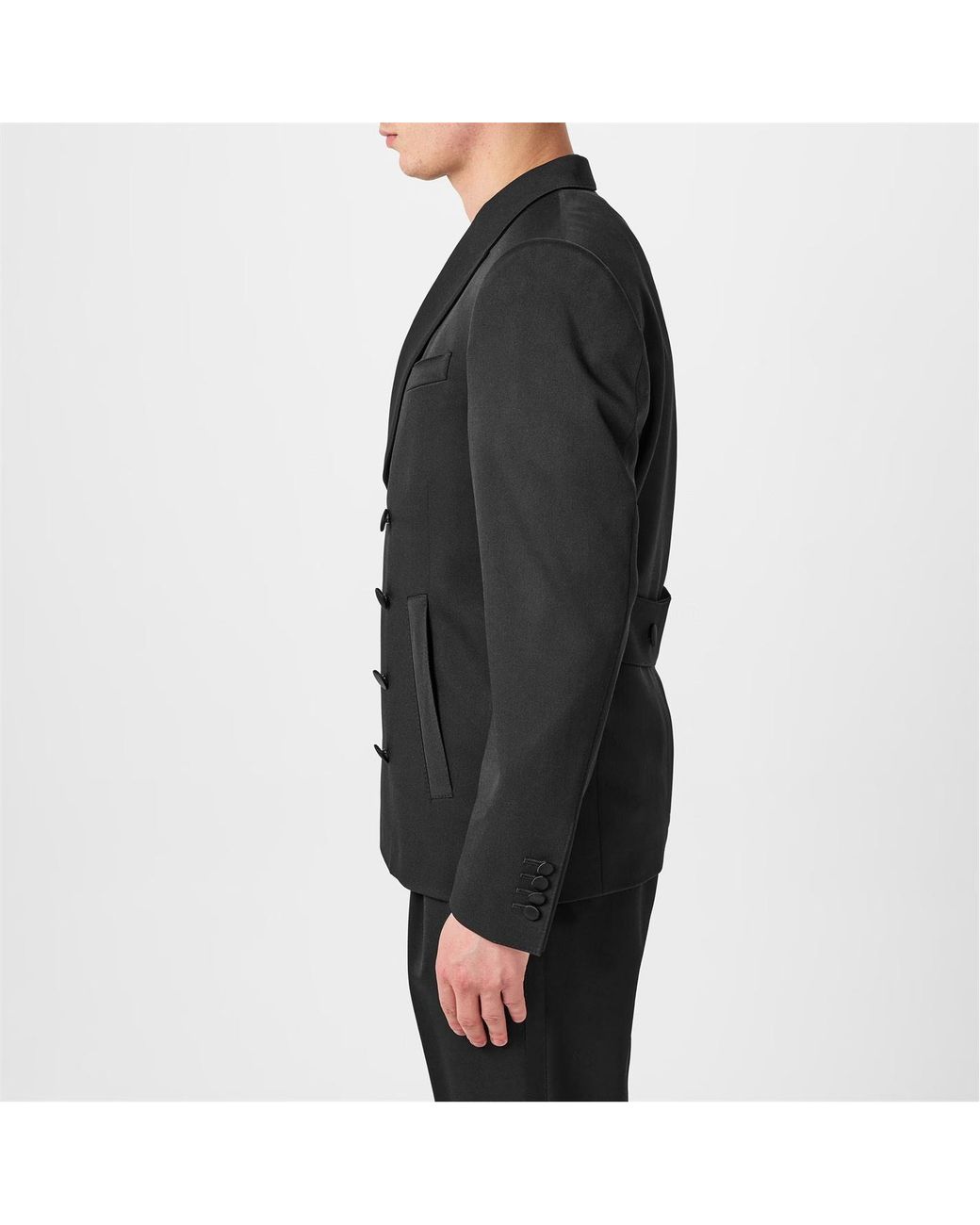 Dolce & Gabbana Black Double Breasted Casual Jacket for men