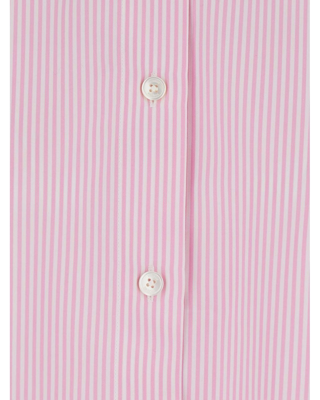 Totême  Pink Striped Tumbled Shirt