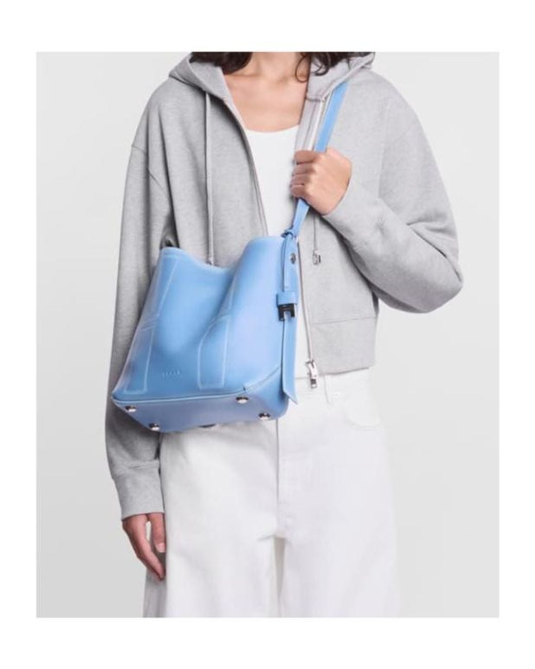 Hogan Blue Small Magnetic Fasten Shoulder Bag