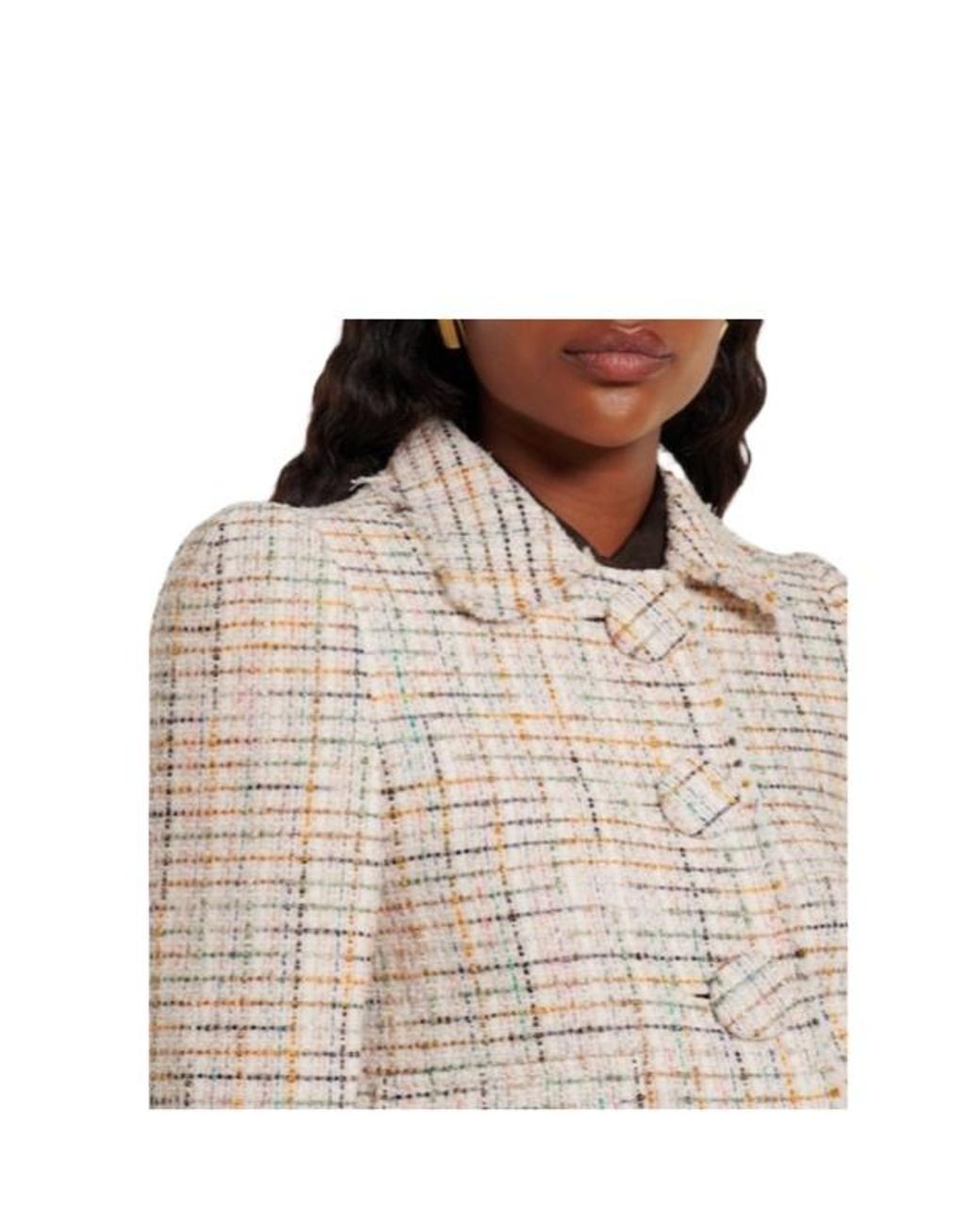 ShuShu/Tong Natural Short Plaid Jacket