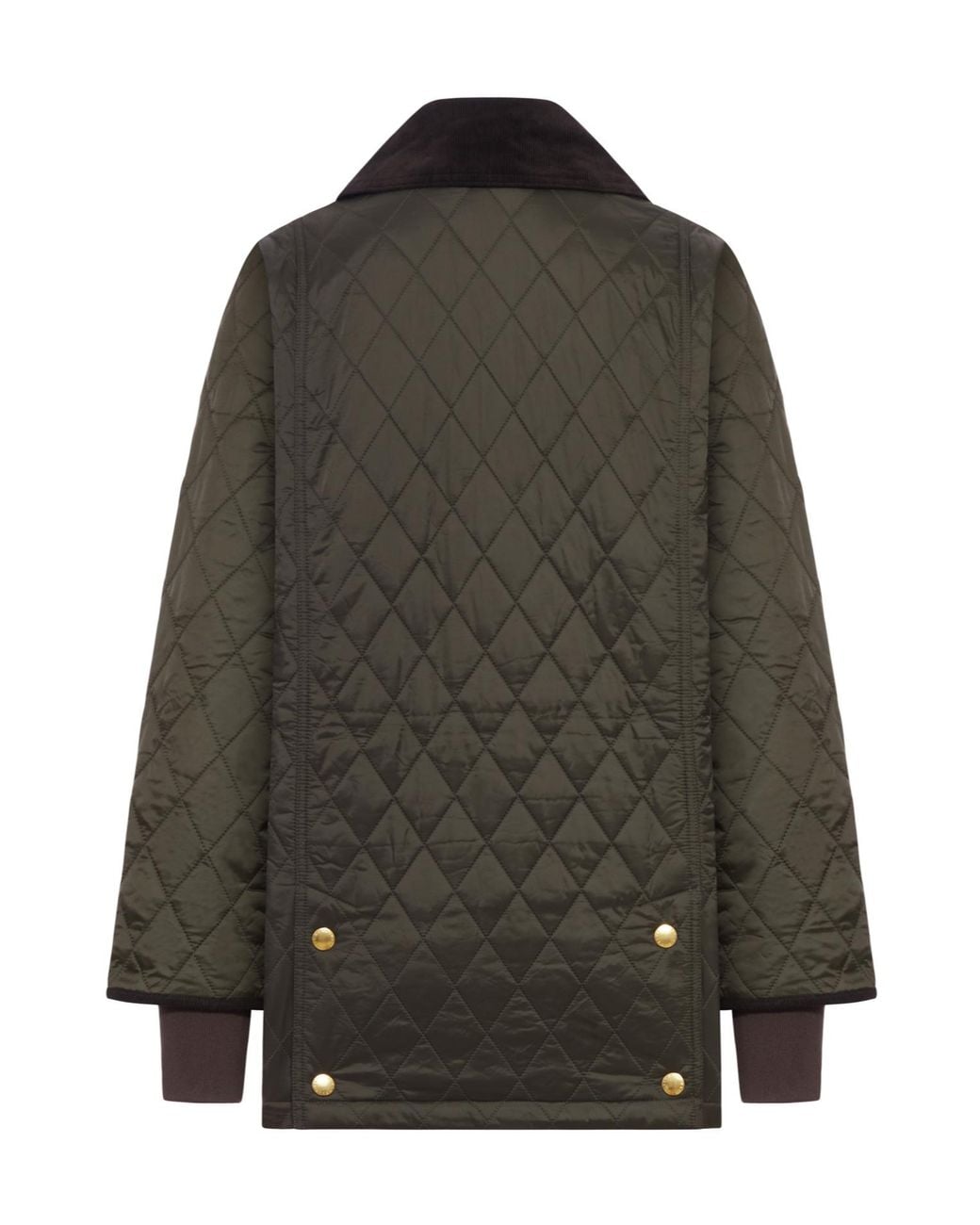 Barbour Black Long-Sleeved Quilted Coat