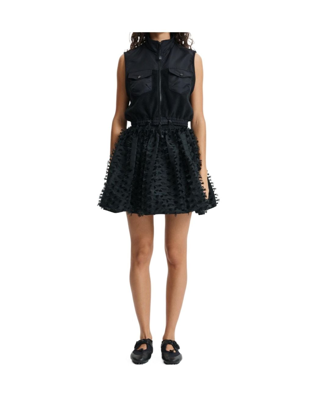 CECILIE BAHNSEN Black Mini Skirt