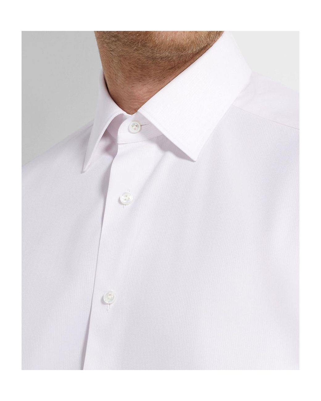Zegna White Centoventimila Cotton Shirt for men