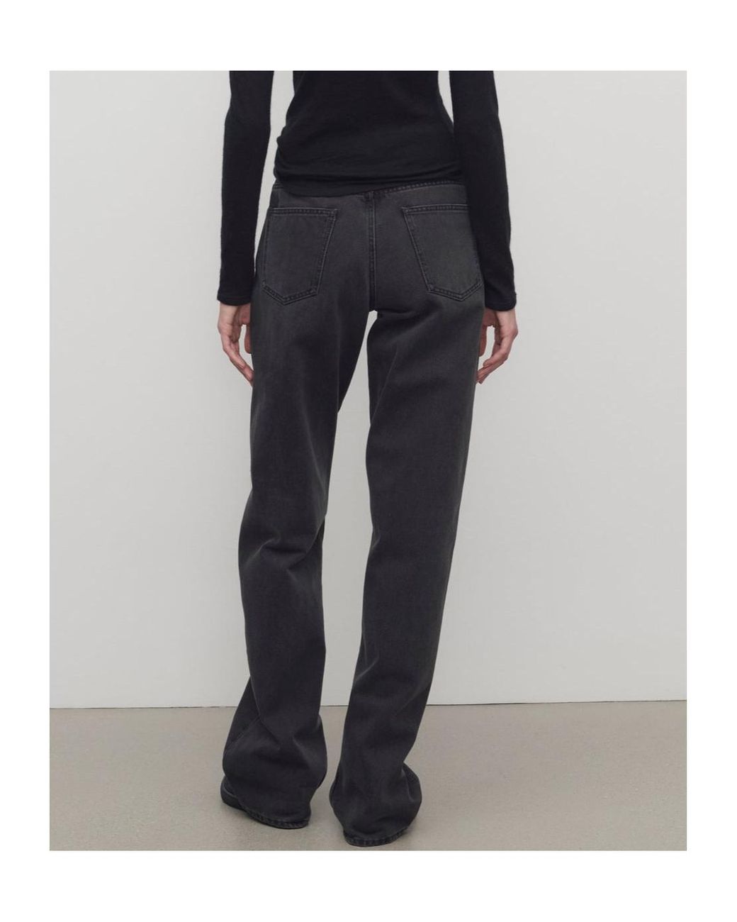 The Row Black Clair Jeans