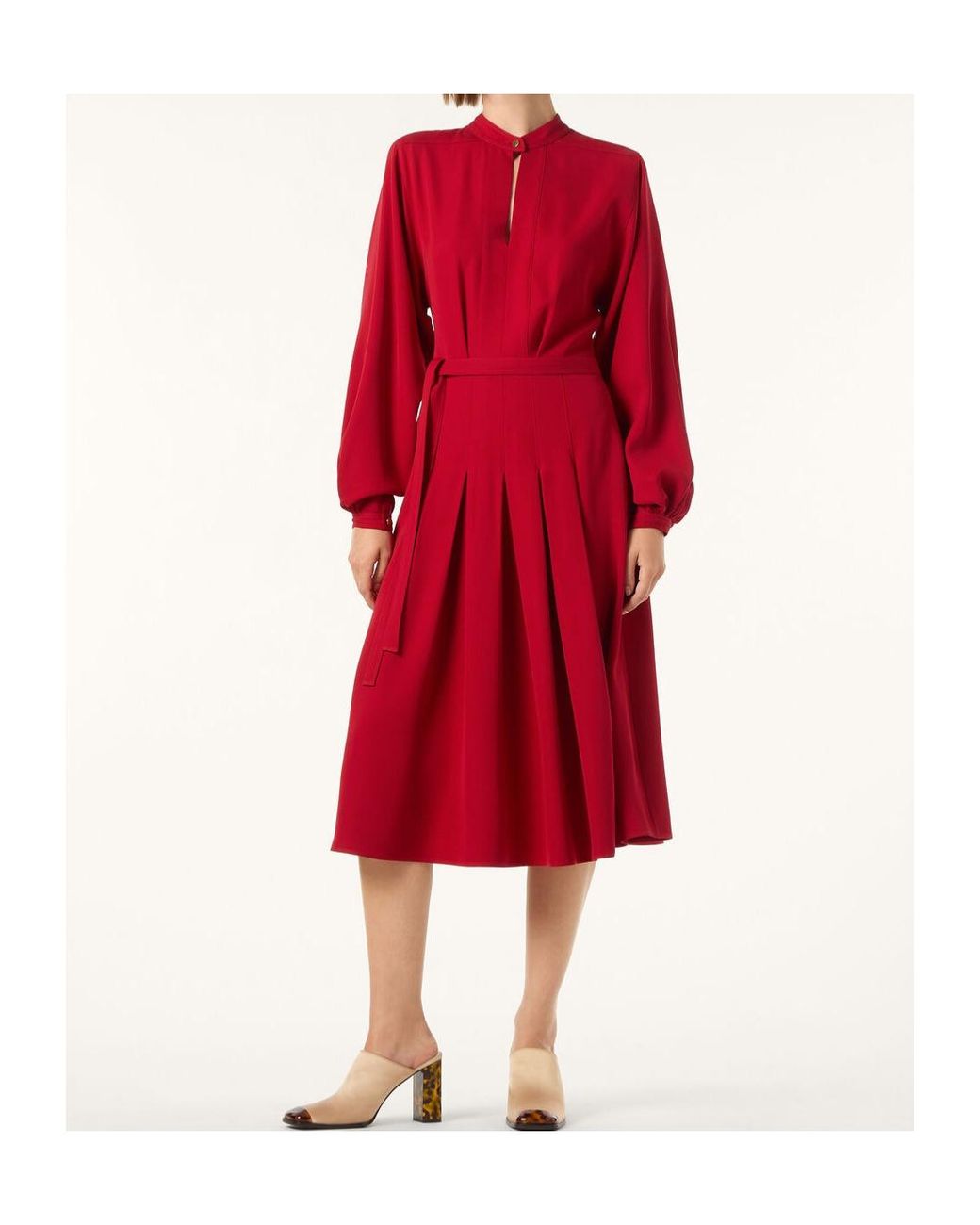 Loro Piana Red Haileen Dress