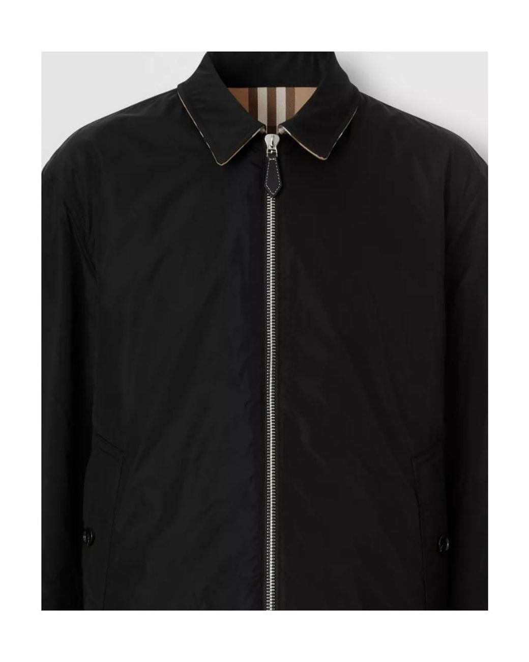 Burberry Brown Reversible Zip-Up Jacket for men