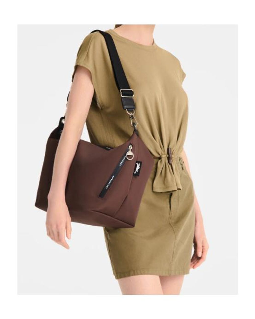 Longchamp Brown Le Pliage Energy Crossbody Bag for men