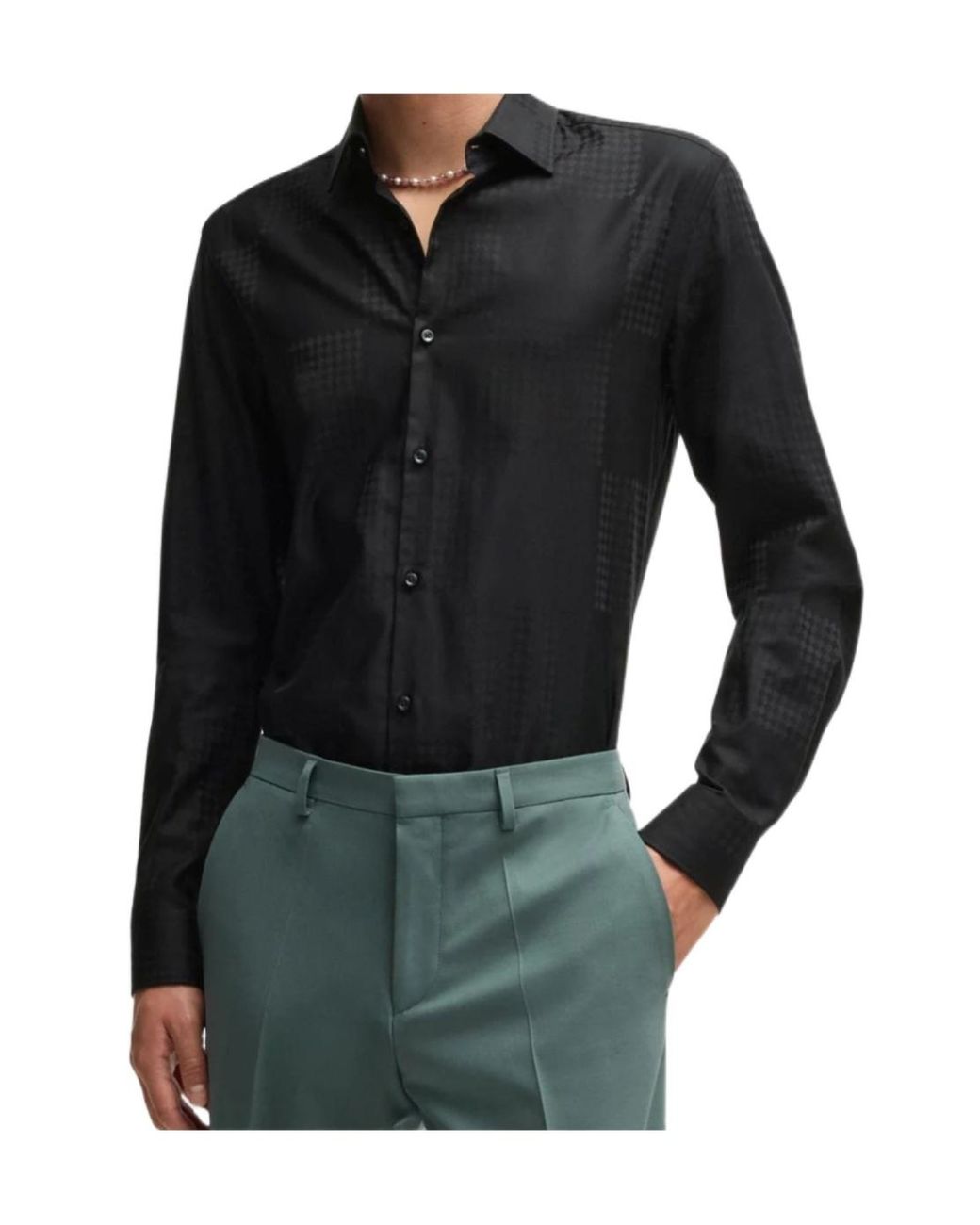 Boss Black Long-Sleeved Shirt for men