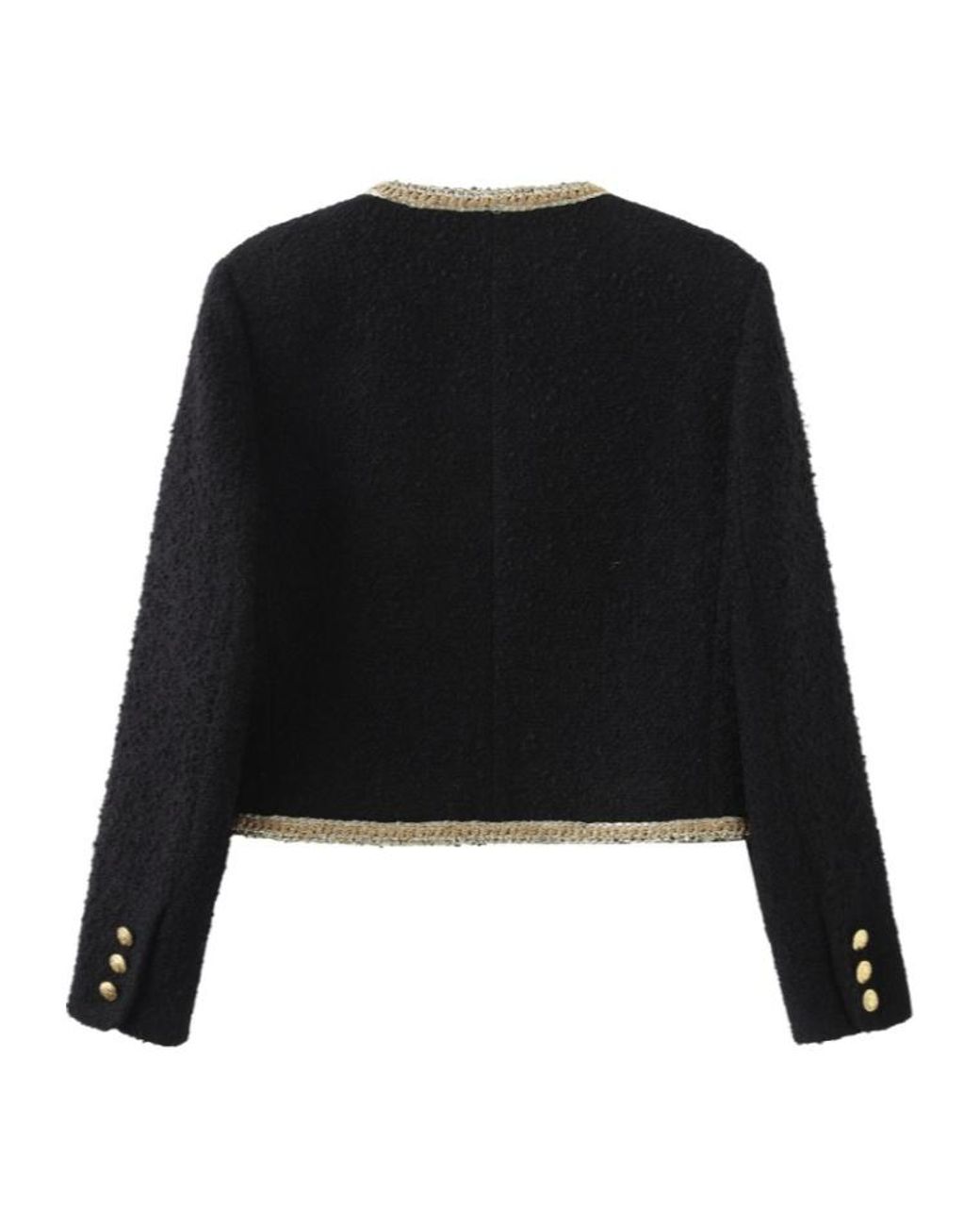 Marissa Chiara Black Long Sleeve Jacket