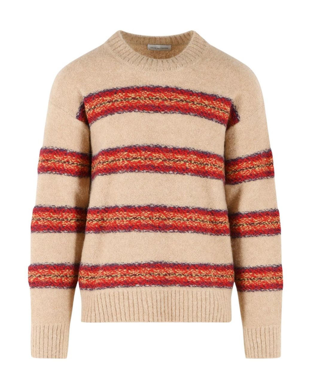 Dries Van Noten Pink 'Master' Alpaca Blend Sweater for men