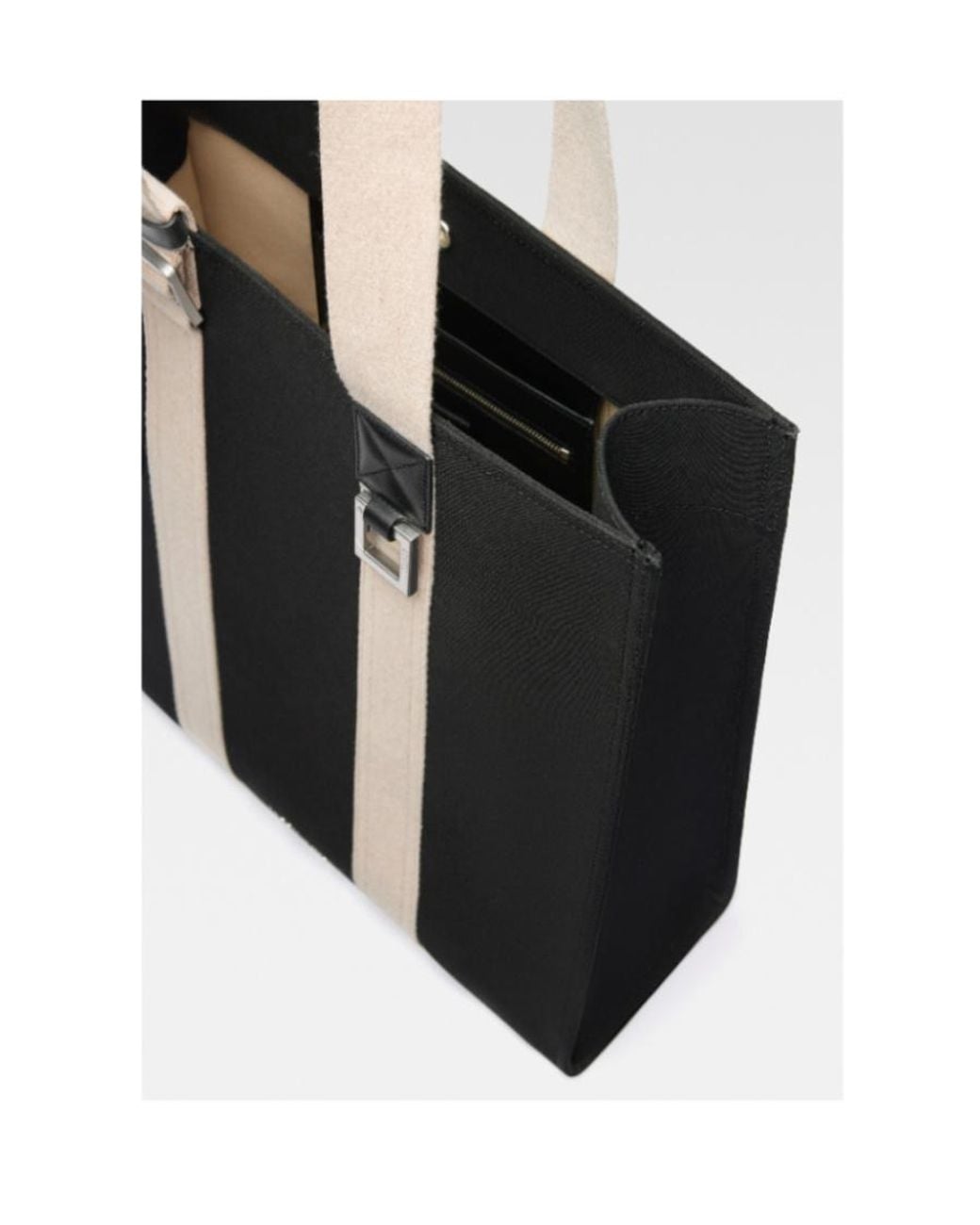 Jacquemus Black Le Cabas Cuerda Logo Plaque Tote Bag for men