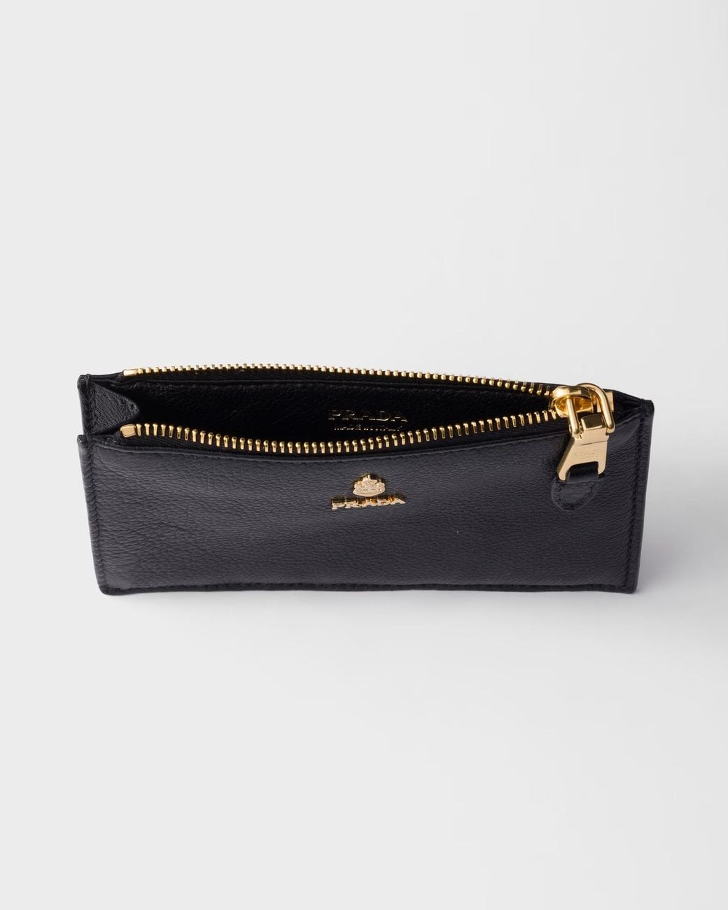 Prada Black Leather Card Holder
