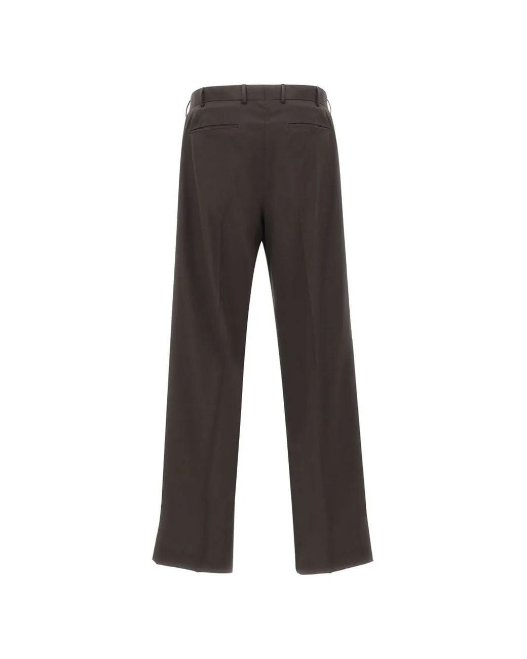 Pt Pantaloni Gray Pt Torino Quindici Wide-Leg Pants for men