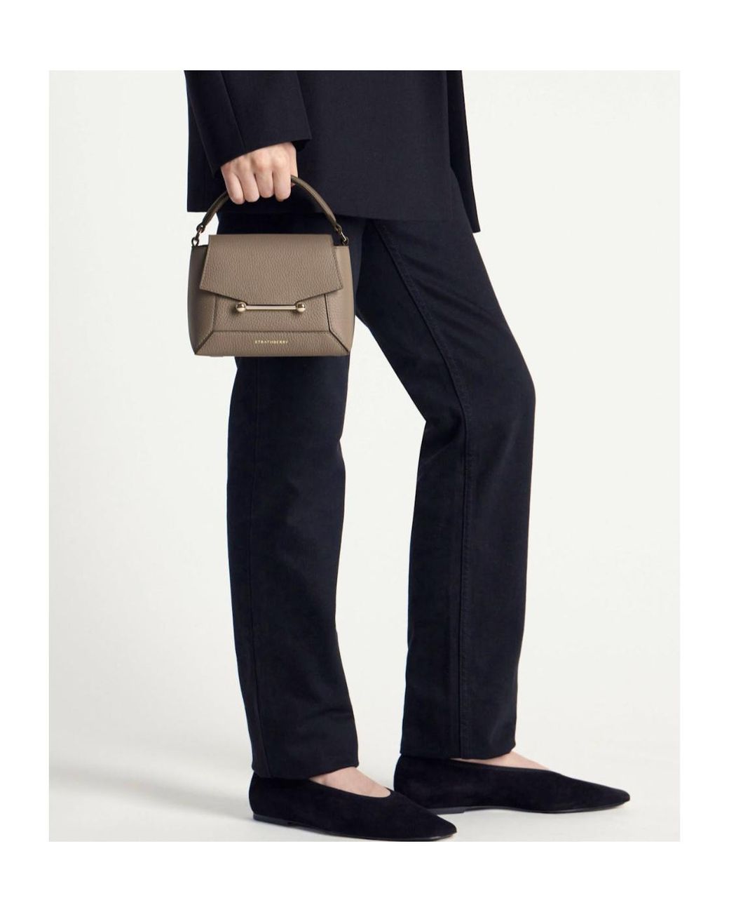 Strathberry Multicolor Bar Closure Shoulder Bag