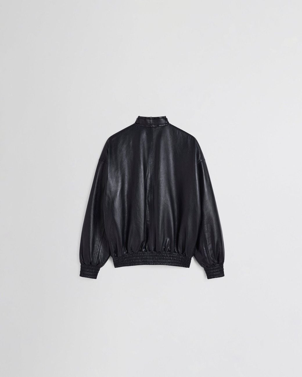 Phoebe Philo Black Aviator Leather Jacket