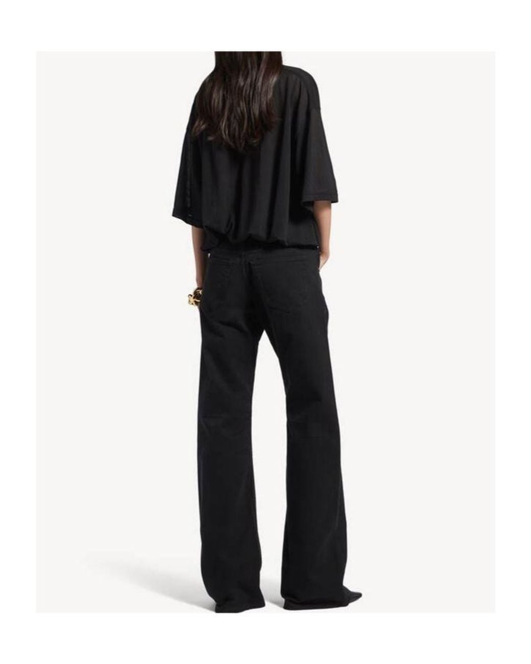 Balenciaga Black Oversized T-Shirt Body